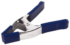 Irwin - 3" Jaw Opening Capacity, 3" Throat Depth, Spring Clamp - Metal Body, 9" OAL - Americas Industrial Supply