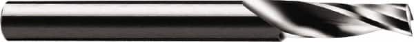 Onsrud - 1/4" Cutting Diam x 3/8" Length of Cut, 1 Flute, Upcut Spiral Router Bit - Uncoated, Right Hand Cut, Solid Carbide, 2-1/2" OAL x 1/4" Shank Diam, Single Edge - Americas Industrial Supply