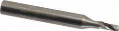 Onsrud - 1/8" Cutting Diam x 1/4" Length of Cut, 1 Flute, Upcut Spiral Router Bit - Uncoated, Right Hand Cut, Solid Carbide, 2" OAL x 1/4" Shank Diam, Single Edge - Americas Industrial Supply