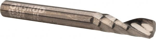 Onsrud - 1/4" Cutting Diam x 3/4" Length of Cut, 1 Flute, Upcut Spiral Router Bit - Uncoated, Right Hand Cut, Solid Carbide, 2-1/2" OAL x 1/4" Shank Diam, Single Edge - Americas Industrial Supply