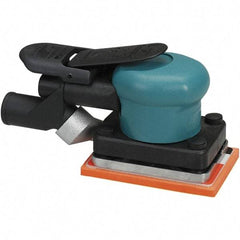 Dynabrade - 10,000 OPM, 13 CFM Air Consumption, Palm Air Orbital Sander - Rectangular Pad, 1/4 NPT Inlet - Americas Industrial Supply