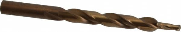Made in USA - 1/2" Body, 0.257" Step Diam, Straight Shank, Cobalt Subland Step Drill Bit - Americas Industrial Supply