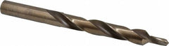 Made in USA - 5/8" Body, 0.32" Step Diam, Straight Shank, Cobalt Subland Step Drill Bit - Americas Industrial Supply