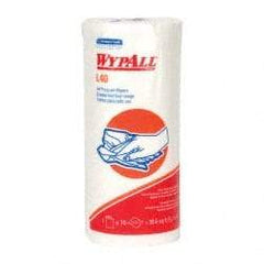 WypAll - L40 Dry General Purpose Wipes - Small Roll, 11" x 11" Sheet Size, White - Americas Industrial Supply