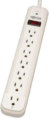Tripp-Lite - 7 Outlets, 120 VAC15 Amps, 25' Cord, Power Outlet Strip - Floor, Keyhole Mount, 5-15 NEMA Configuration, 11.69" Strip - Americas Industrial Supply