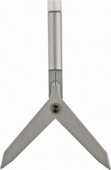 SPI - 0.2" Head Diam, 3/8" Shank Diam, Double End, Mechanical Round Bar Center Finder - Cylindrical Contact - Americas Industrial Supply