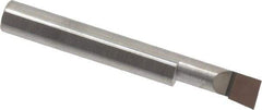 Accupro - 0.29" Min Bore Diam, 3/4" Max Bore Depth, 5/16 Shank Diam, Boring Bar - Left Hand Cut, Solid Carbide, Bright Finish - Exact Industrial Supply