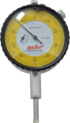 Value Collection - 1/2" Range, 0-100 Dial Reading, 0.001" Graduation Dial Drop Indicator - 2-9/32" Dial, Revolution Counter - Americas Industrial Supply