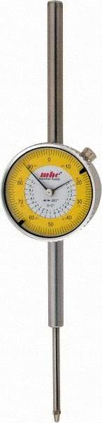 Value Collection - 2" Range, 0-100 Dial Reading, 0.001" Graduation Dial Drop Indicator - 2-9/32" Dial, Revolution Counter - Americas Industrial Supply