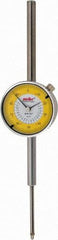 Value Collection - 2" Range, 0-100 Dial Reading, 0.001" Graduation Dial Drop Indicator - 2-9/32" Dial, Revolution Counter - Americas Industrial Supply