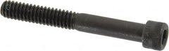 Made in USA - 1/4-20 UNC Hex Socket Drive, Socket Cap Screw - Alloy Steel, Black Oxide Finish, Partially Threaded, 2" Length Under Head - Americas Industrial Supply