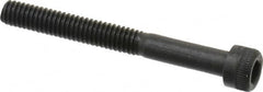 Made in USA - #6-40 UNF Hex Socket Drive, Socket Cap Screw - Alloy Steel, Black Oxide Finish, Partially Threaded, 1-1/4" Length Under Head - Americas Industrial Supply