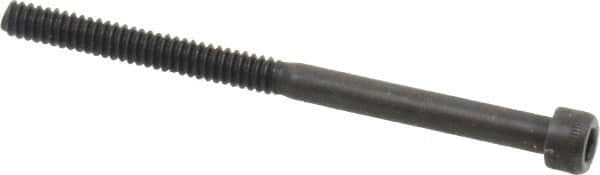 Holo-Krome - #6-32 UNC Hex Socket Drive, Socket Cap Screw - Alloy Steel, Black Oxide Finish, Partially Threaded, 2" Length Under Head - Americas Industrial Supply
