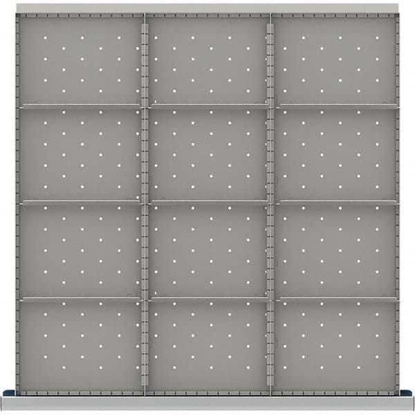 LISTA - 12-Compartment Drawer Divider Layout for 3.15" High Drawers - Americas Industrial Supply
