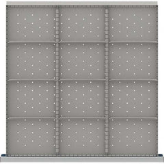 LISTA - 12-Compartment Drawer Divider Layout for 3.15" High Drawers - Americas Industrial Supply