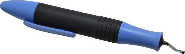 Shaviv - 11 Piece, High Speed Steel Blade, Hand Deburring Tool Set - B Blade Holder, For Hole Edge, Straight Edge - Americas Industrial Supply