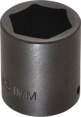Proto - 1/2" Drive 31mm Standard Impact Socket - 6 Points, 2" OAL - Americas Industrial Supply