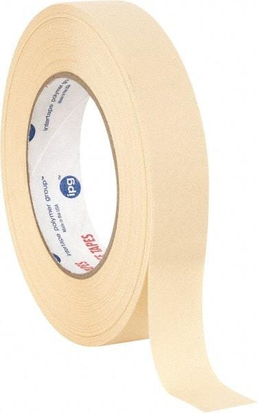 Intertape - 1" Wide x 60 Yd Long White Paper Masking Tape - Series PG21, 7.3 mil Thick, 26 In/Lb Tensile Strength - Americas Industrial Supply