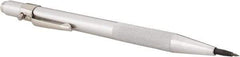 Made in USA - 6-1/4" OAL Retractable Pocket Scriber - Carbide Point - Americas Industrial Supply