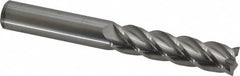 Accupro - 1/2" Diam 4 Flute Solid Carbide 0.015" Corner Radius End Mill - Americas Industrial Supply