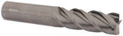 Accupro - 1" Diam 4 Flute Solid Carbide 0.03" Corner Radius End Mill - Americas Industrial Supply