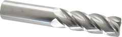 Accupro - 1" Diam 4 Flute Solid Carbide 0.06" Corner Radius End Mill - Americas Industrial Supply