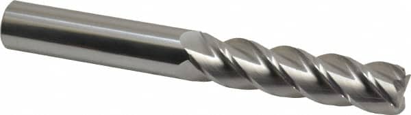 Accupro - 3/4" Diam 4 Flute Solid Carbide 0.045" Corner Radius End Mill - Americas Industrial Supply