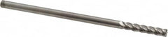 Accupro - 3/16", 4 Flute, Single End, Solid Carbide, 0.02" Corner Radius End Mill - 4" OAL, 40° Helix, Right Hand Flute, 1" LOC, Right Hand Cut - Americas Industrial Supply