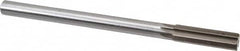 Interstate - 0.634" High Speed Steel Chucking Reamer - Straight Flute, 9/16" Straight Shank, 2-1/4" Flute Length, 9" OAL - Americas Industrial Supply