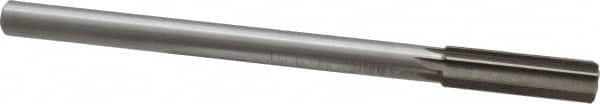 Interstate - 0.665" High Speed Steel Chucking Reamer - Straight Flute, 9/16" Straight Shank, 2-1/4" Flute Length, 9" OAL - Americas Industrial Supply