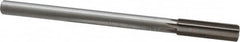 Interstate - 0.665" High Speed Steel Chucking Reamer - Straight Flute, 9/16" Straight Shank, 2-1/4" Flute Length, 9" OAL - Americas Industrial Supply