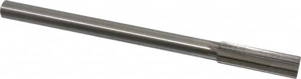 Interstate - 0.682" High Speed Steel Chucking Reamer - Straight Flute, 9/16" Straight Shank, 2-1/4" Flute Length, 9" OAL - Americas Industrial Supply