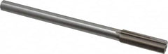 Interstate - 0.689" High Speed Steel 6 Flute Chucking Reamer - Straight Flute, 9/16" Straight Shank, 2-1/4" Flute Length, 9" OAL - Americas Industrial Supply