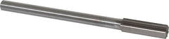 Interstate - 0.709" High Speed Steel Chucking Reamer - Straight Flute, 9/16" Straight Shank, 2-1/4" Flute Length, 9" OAL - Americas Industrial Supply