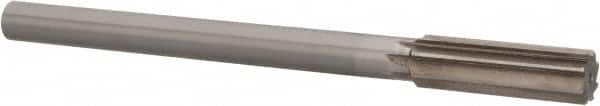 Interstate - 0.763" High Speed Steel Chucking Reamer - Straight Flute, 5/8" Straight Shank, 2-1/2" Flute Length, 9-1/2" OAL - Americas Industrial Supply