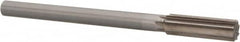 Interstate - 0.763" High Speed Steel Chucking Reamer - Straight Flute, 5/8" Straight Shank, 2-1/2" Flute Length, 9-1/2" OAL - Americas Industrial Supply