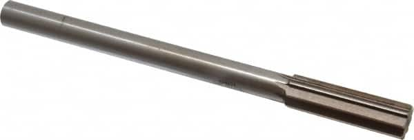 Interstate - 0.779" High Speed Steel Chucking Reamer - Straight Flute, 5/8" Straight Shank, 2-1/2" Flute Length, 9-1/2" OAL - Americas Industrial Supply