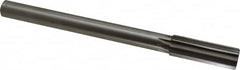 Interstate - 0.878" High Speed Steel Chucking Reamer - Straight Flute, 3/4" Straight Shank, 2-5/8" Flute Length, 10" OAL - Americas Industrial Supply