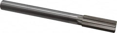 Interstate - 1" High Speed Steel Chucking Reamer - Straight Flute, 7/8" Straight Shank, 2-3/4" Flute Length, 10-1/2" OAL - Americas Industrial Supply