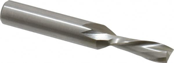 Onsrud - 3/8" Cutting Diam x 1" Length of Cut, 2 Flute, Downcut Spiral Router Bit - Uncoated, Right Hand Cut, High Speed Steel, 3-1/2" OAL x 1/2" Shank Diam, Double Edge, 19 to 32° Helix Angle - Americas Industrial Supply