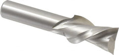 Onsrud - 3/4" Cutting Diam x 1-1/4" Length of Cut, 2 Flute, Downcut Spiral Router Bit - Uncoated, Right Hand Cut, High Speed Steel, 3-1/4" OAL x 1/2" Shank Diam, Double Edge, 19 to 32° Helix Angle - Americas Industrial Supply