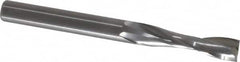 Onsrud - 3/8" Cutting Diam x 1-1/2" Length of Cut, 2 Flute, Upcut Spiral Router Bit - Uncoated, Right Hand Cut, Solid Carbide, 4" OAL x 3/8" Shank Diam, Double Edge, 22° Helix Angle - Americas Industrial Supply