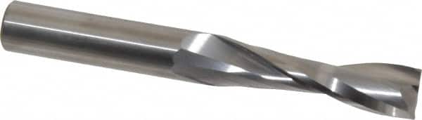 Onsrud - 1/2" Cutting Diam x 1-3/4" Length of Cut, 2 Flute, Upcut Spiral Router Bit - Uncoated, Right Hand Cut, Solid Carbide, 4" OAL x 1/2" Shank Diam, Double Edge, 22° Helix Angle - Americas Industrial Supply