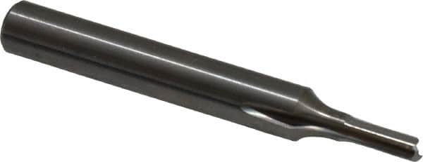 Onsrud - 1/8" Diam, 1/4" Shank Diam, 5/16" Length of Cut, 2 Flute Double Edge Straight Router Bit - 2" Overall Length, Right Hand Cut, Solid Carbide - Americas Industrial Supply