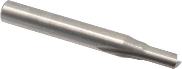 Onsrud - 3/16" Diam, 1/4" Shank Diam, 3/8" Length of Cut, 2 Flute Double Edge Straight Router Bit - 2" Overall Length, Right Hand Cut, Solid Carbide - Americas Industrial Supply