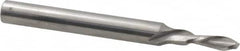 Onsrud - 5/32" Cutting Diam x 1/2" Length of Cut, 2 Flute, Downcut Spiral Router Bit - Uncoated, Right Hand Cut, Solid Carbide, 2-1/2" OAL x 1/4" Shank Diam, Double Edge, 30° Helix Angle - Americas Industrial Supply