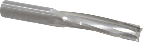 Onsrud - 3/4" Cutting Diam x 3-1/8" Length of Cut, 3 Flute, Upcut Spiral Router Bit - Uncoated, Right Hand Cut, Solid Carbide, 6" OAL x 3/4" Shank Diam, Three Edge, 10° Helix Angle - Americas Industrial Supply