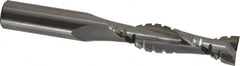 Onsrud - 1/2" Cutting Diam x 2-1/8" Length of Cut, 2 Flute, Upcut Spiral Router Bit - Uncoated, Right Hand Cut, Solid Carbide, 4" OAL x 1/2" Shank Diam, Chipbreaker, 30° Helix Angle - Americas Industrial Supply