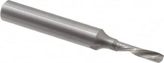 Onsrud - 1/8" Cutting Diam x 1/2" Length of Cut, 1 Flute, Downcut Spiral Router Bit - Uncoated, Right Hand Cut, Solid Carbide, 2" OAL x 1/4" Shank Diam, Single Edge, 22° Helix Angle - Americas Industrial Supply