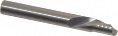 Onsrud - 1/4" Cutting Diam x 3/8" Length of Cut, 1 Flute, Downcut Spiral Router Bit - Uncoated, Right Hand Cut, Solid Carbide, 2" OAL x 1/4" Shank Diam, Single Edge, 22° Helix Angle - Americas Industrial Supply